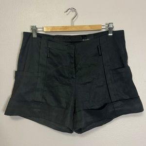 Joe’s Jeans Shorts Black Faux Shade